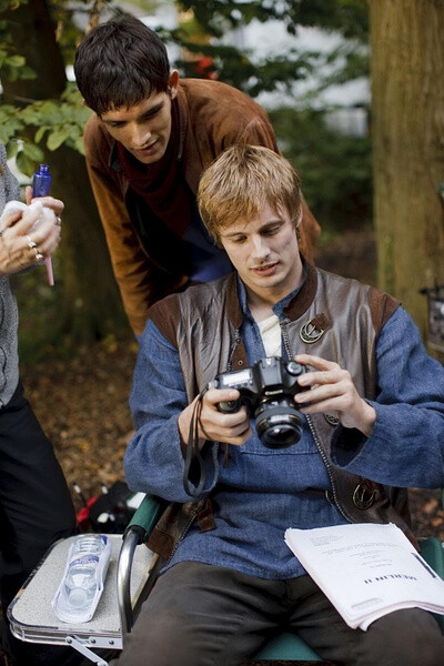 Merlin剧照 科林·摩根 Colin Morgan X 布莱德利·詹姆斯 Bradley James