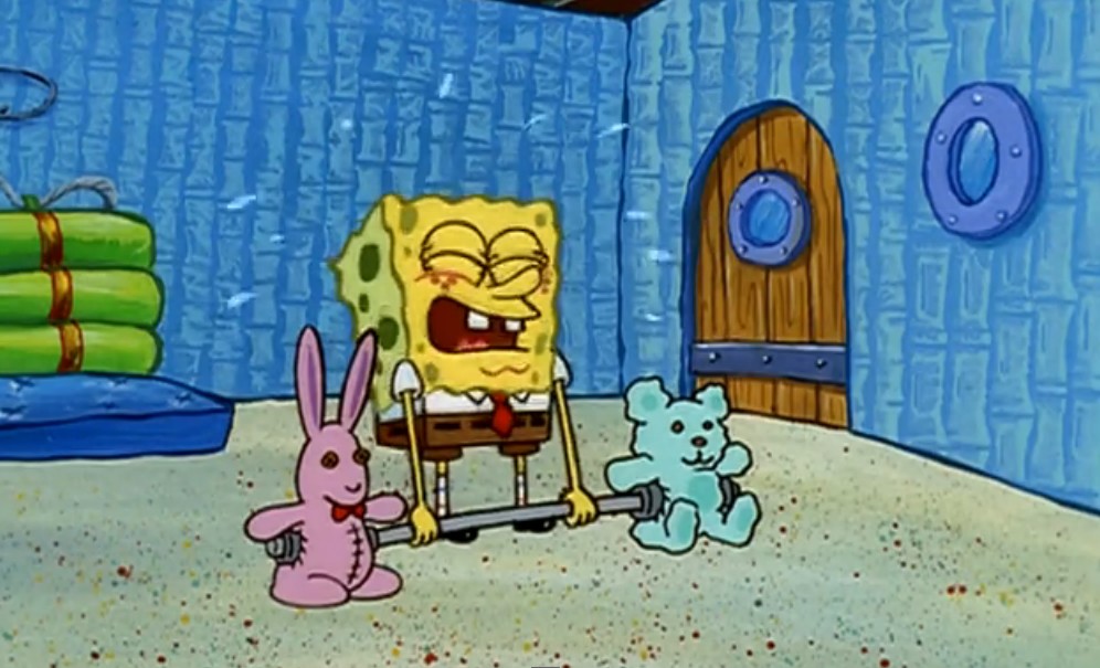 【海绵宝宝】锻炼中的海绵宝宝