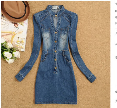 牛仔连衣裙
