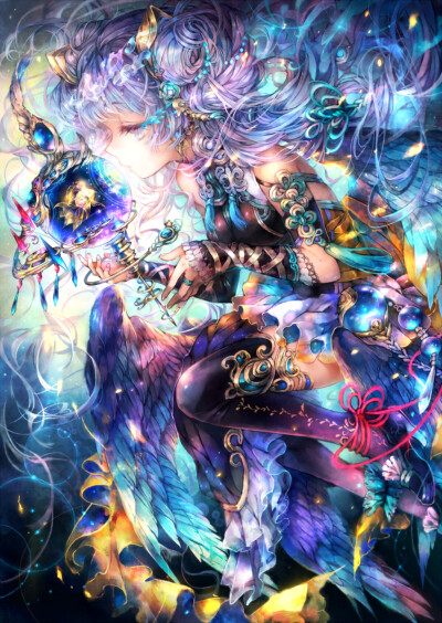 水姫鶯 p站 二次元 插画 少女 原创