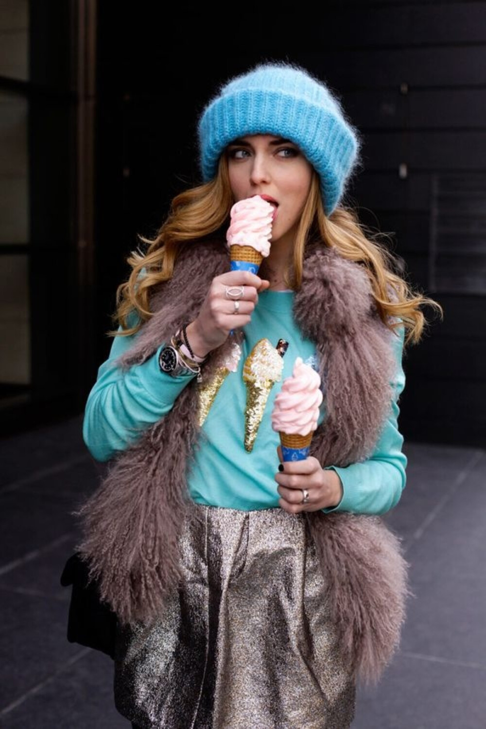 意大利时尚博主Chiara Ferragni 2013春季穿搭lookbook