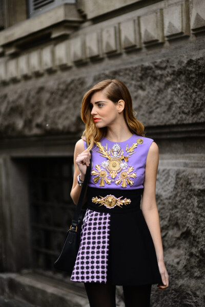 意大利时尚博主Chiara Ferragni 2013春季穿搭lookbook