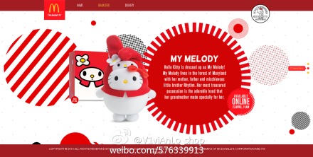 #HelloKitty40週年# 新加坡麥噹噹即將推出世界上首個版本#Hello Kitty Bubbly World# 甜心教主@HelloKitty 鬼馬Crossover眾多朋友造型「Pompompurin布甸狗/Osaru No Monkichi馬騮仔/My Melody美樂蒂/Kerokerokeroppi大眼青蛙/Tuxedosam山姆企鹅/Bad Badtz-Maru酷企鹅」并首次以圓滾滾的球形出現唷