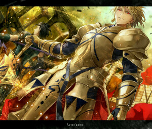 Fate/Zero[命运之夜-零] ～Archer～吉尔伽美什（英雄王） ～Lancer～迪卢木多·奥迪那（费奥纳王牌）