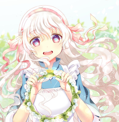 p站 二次元 插画 少女 头像 原创 ✿ 阳炎projectc 小樱茉莉 画师：みかんのかわ id=43032204