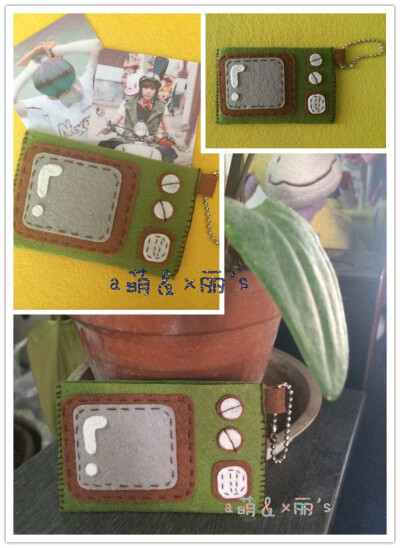 不织布卡套～小电视～