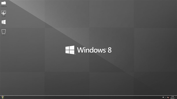 WIN8浅灰电脑桌面主题是由壁纸中国（www.33.la）精选制作，免费提供WIN8浅灰桌面主题下载，这款WIN8浅灰主题用浅灰色为主调，桌面壁纸用win8logo作于修饰，让整个win7电脑主题简洁明了，这款WIN8浅灰电脑主题适用于win7系统和17寸以上的显示器，适用于喜欢简约桌面的人群，如果你是极简主义者就来下载WIN8浅灰主题设为你的电脑桌面吧！http://www.33.la/w7xitong/14495.html