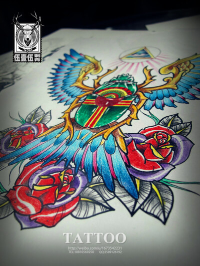 伍壹伍TATTOO STUDIO 圣甲虫3