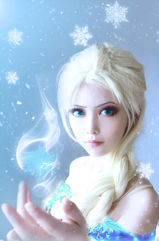 cosplay__[冰雪奇缘/Elsa]__cn: 宵夜yoiya