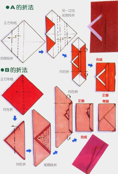 日式礼带信封折法2