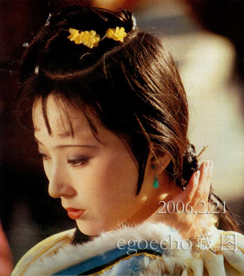 87版电视剧《红楼梦》剧照，陈晓旭饰演林黛玉。