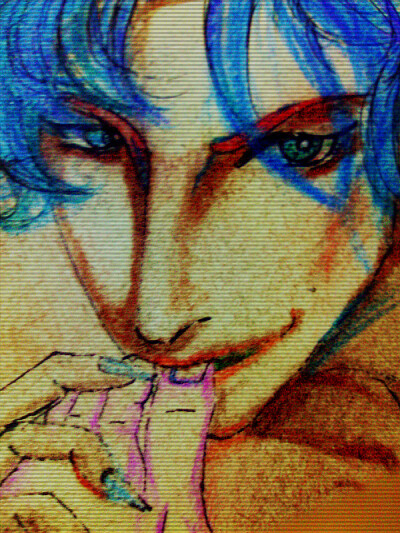 第一次认真用彩铅画画