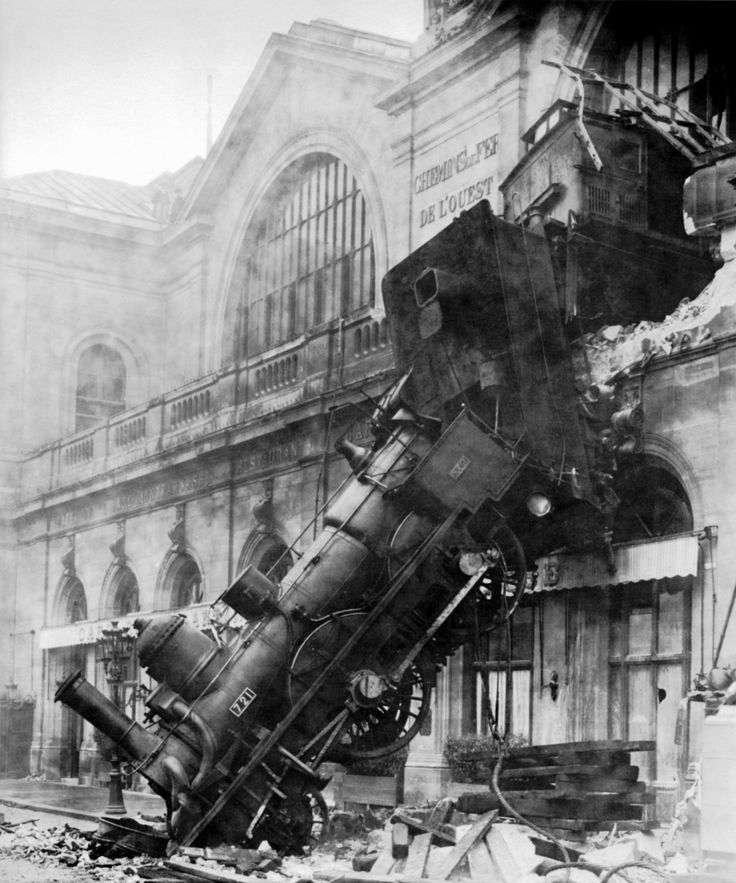 Granville-Paris Express wreck on 22 October 1895..