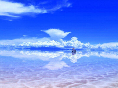 8.Salar de Uyuni after some rain（小雨后的尤尼盐湖）