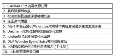 日本女生最爱回购的美妆TOP10