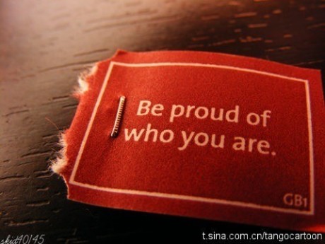 到最后只有我一人为我鼓掌也没有关系，因为你打不倒我。