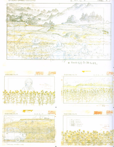 宫崎骏1968年到2008年的手稿收录