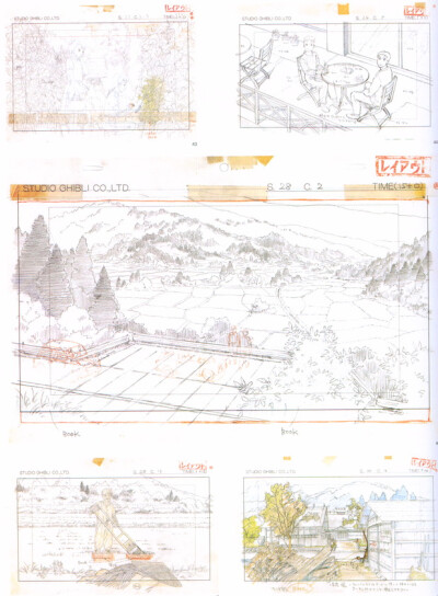 宫崎骏1968年到2008年的手稿收录