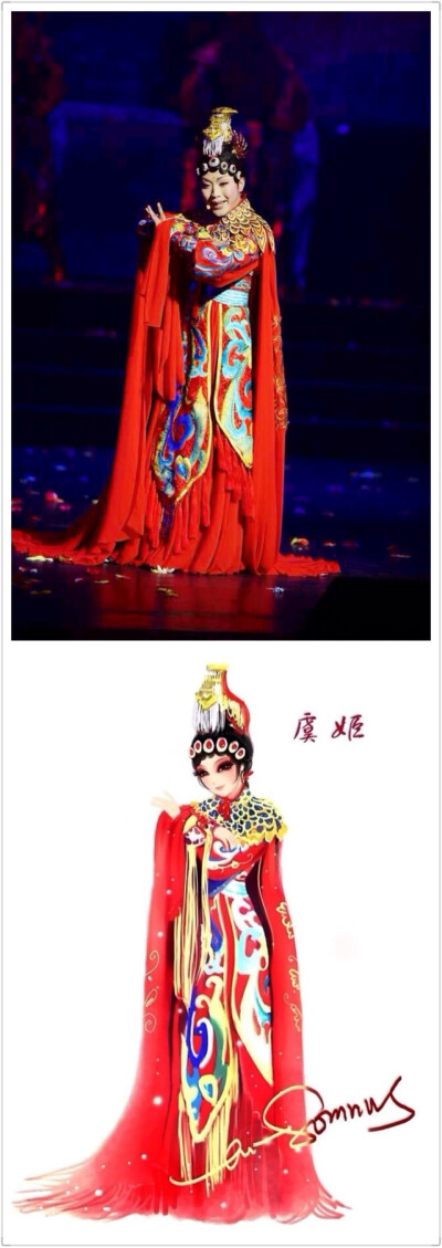 虞姬，李玉刚。致敬有才的刚丝。