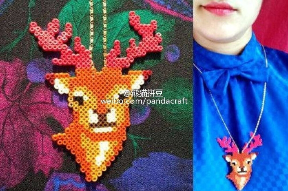 tructoc设计的一系列东区拼豆作品 #拼豆# #perler beads# 熊猫拼豆店新开张优惠中～http://pandacraft.taobao.com