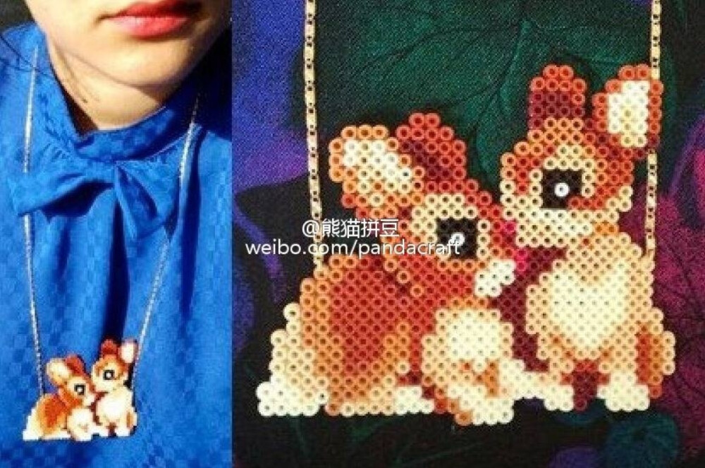 tructoc设计的一系列东区拼豆作品 #拼豆# #perler beads# 熊猫拼豆店新开张优惠中～http://pandacraft.taobao.com