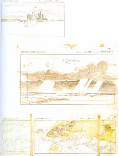 宫崎骏1968年到2008年的手稿收录