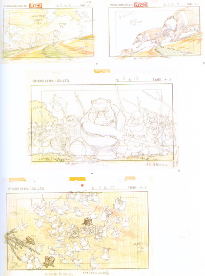 宫崎骏1968年到2008年的手稿收录