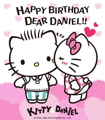 今天5月3日是Kitty的男朋友Daniel的生日! Kitty也獻上了熱情的一吻祝福TA~