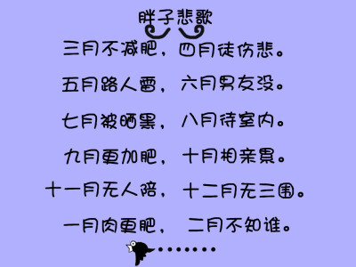 我是个胖纸