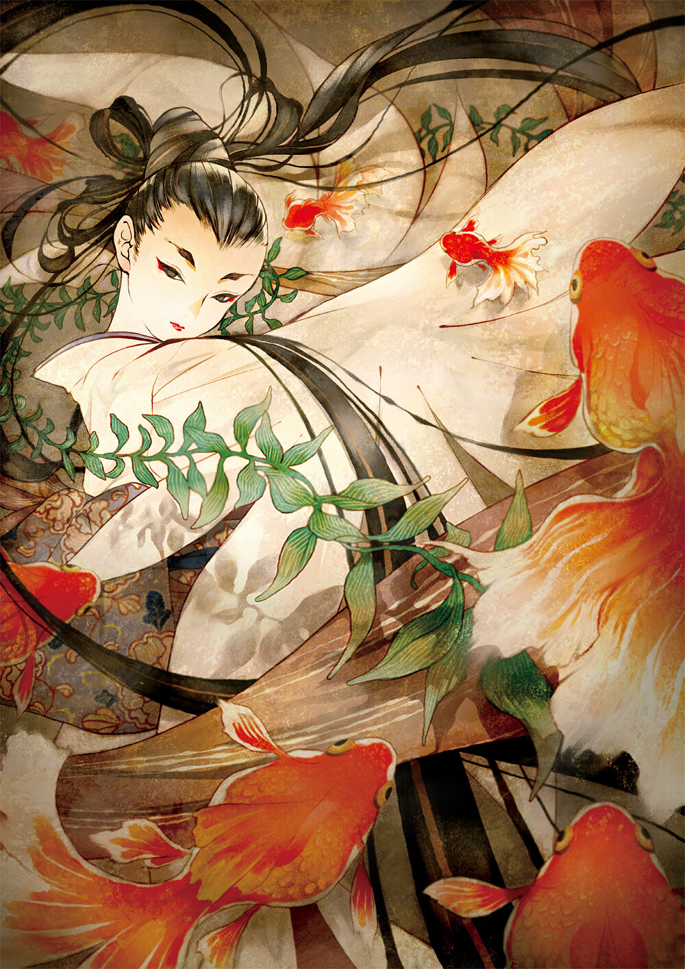 夢.子 唯美梦幻 金鱼