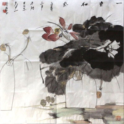 作者：贾荣志 作品名称:一堂和气 画家简介:1967年生于黑龙江省双鸭山市，祖籍山东乳山。毕业于曲阜师范大学美术系。现为中国美术家协会会员、泰安市政协委员、泰山画院专职画家、泰山山水画研究院副院长。