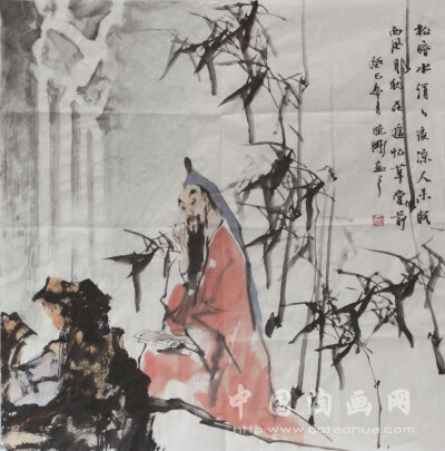 作者：杨晓刚 作品名称:人物 画家简介: 杨晓刚，男，1972年5月出生，山东济南人士，毕业于天津南开大学东方艺术系，获学士学位。中国美术家协会会员，济南美协理事，现为济南画院专职画家。