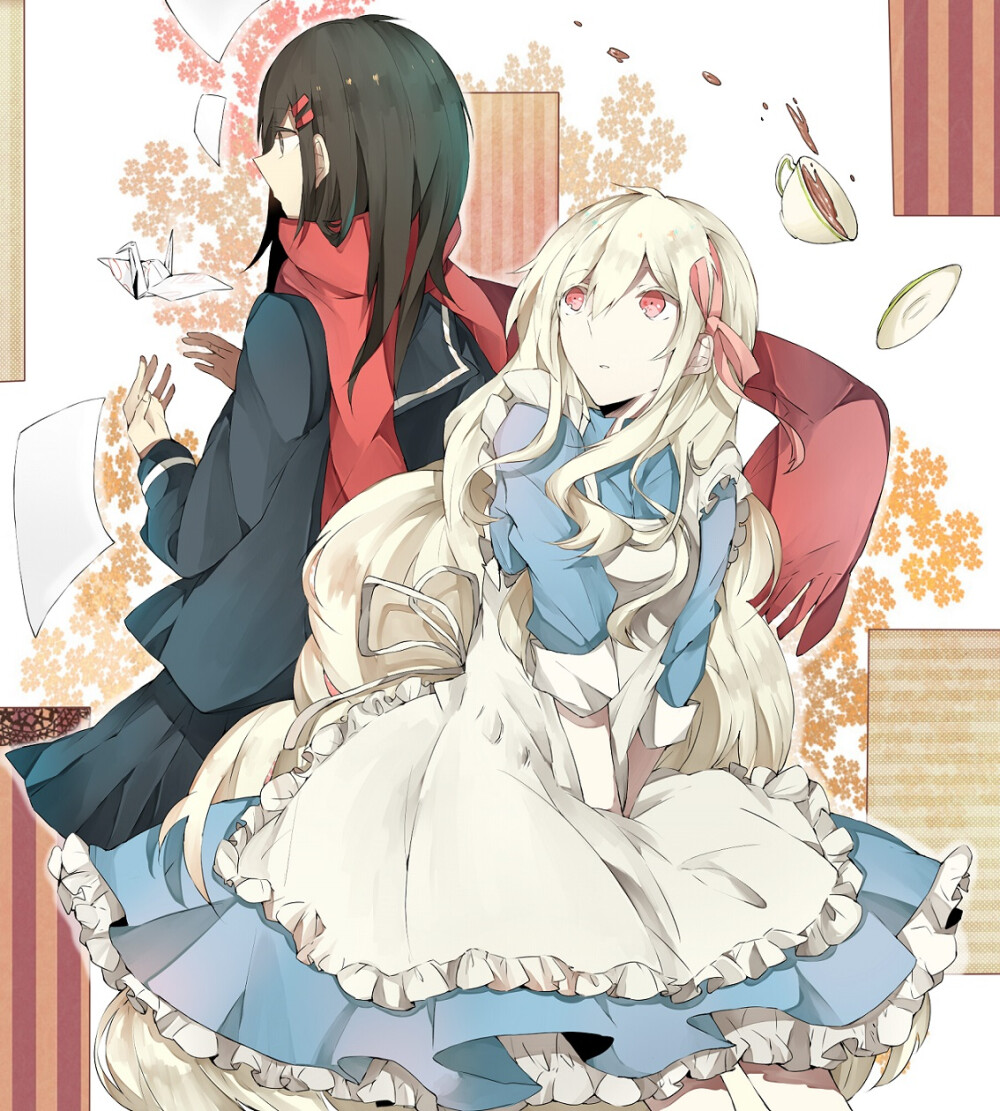 二次元 插画 少女 头像 原创 lonely 阳炎projectc 楯山文乃 小樱茉莉