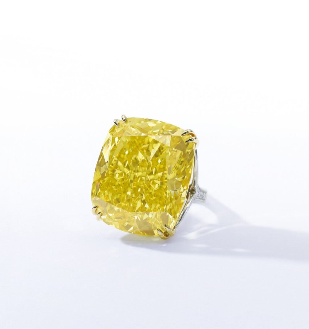 Graff Vivid Yellow diamond is among the largest Fancy Vivid Yellow diamonds in the world and is one of the highlights of Sotheby’s Geneva sale