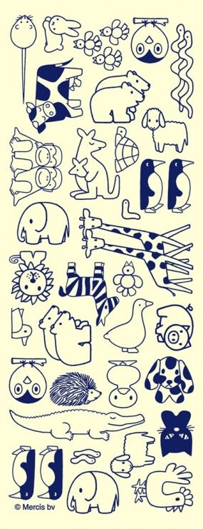 Animal embroidery patterns by illustrator #dick #bruna Pinning for the penguins and the polar bears