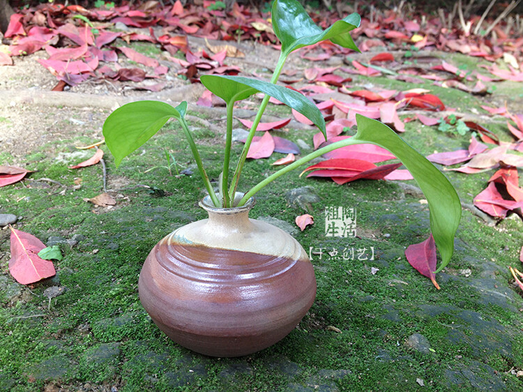  原创设计景德镇手工陶瓷杯定制台面花瓶 迷你插花器艺术装饰