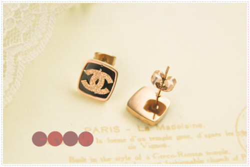 双C 耳钉 erosonline.taobao