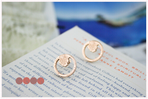 山茶花耳钉 erosonline.taobao