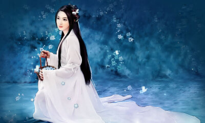 古风手绘美女060