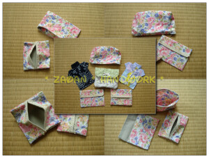 2008年 一堆小物 衣服型纸巾包 粉色系各类小包