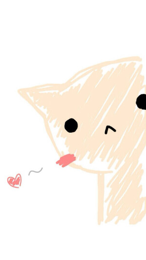 ⋈*⋆愤怒de小他的她✿✿ฺ               iPhone5，手机壁纸，日系，手绘风，萌图～