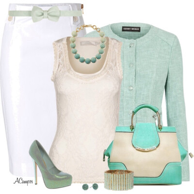 Mint, Cream &amp;amp; White