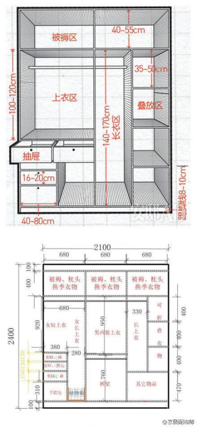 衣柜整理