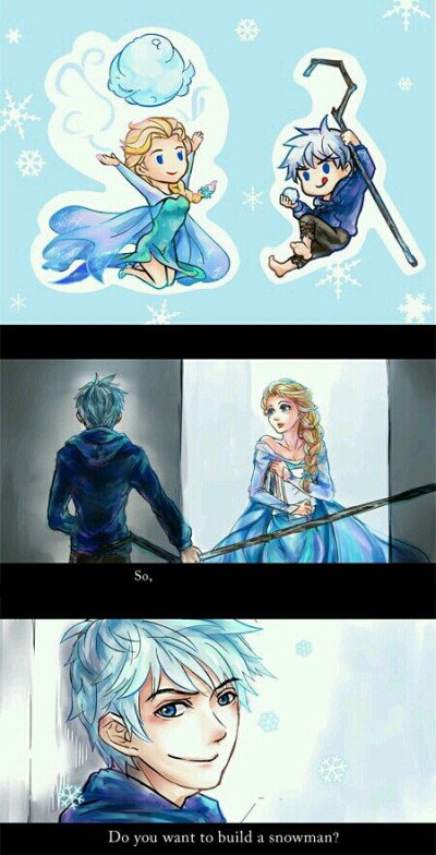 #冰雪奇缘Elsa##守护者联盟Jack Frost#