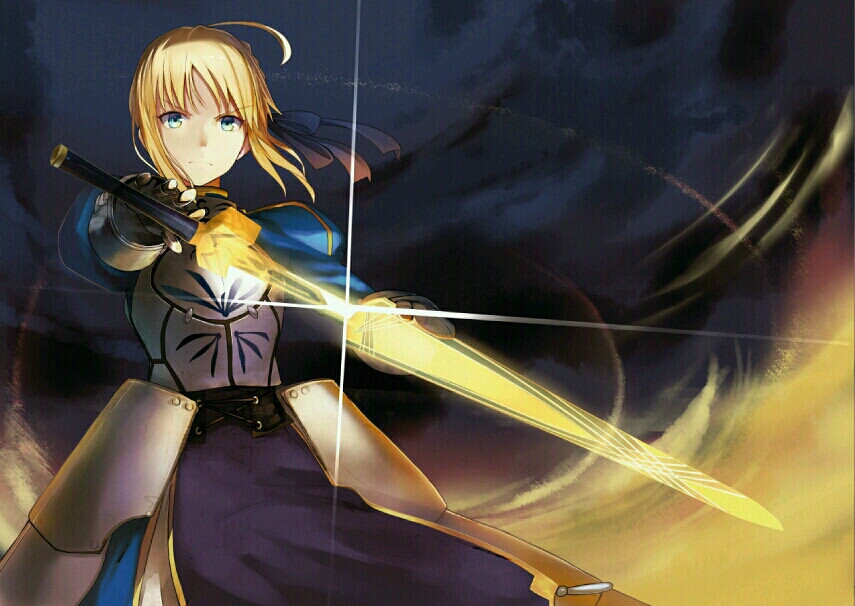 Fate/Zero[命运之夜-零] saber 阿尔托利亚·潘德拉贡（亚瑟王） p站 pixiv 动漫 插画 原创 Fate/Zero 約束された勝利の剣