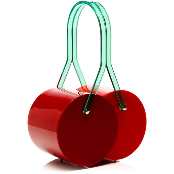 Charlotte Olympia Cherry On Top Perspex Clutch