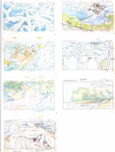 宫崎骏1968年到2008年的手稿收录