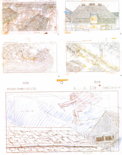 宫崎骏1968年到2008年的手稿收录