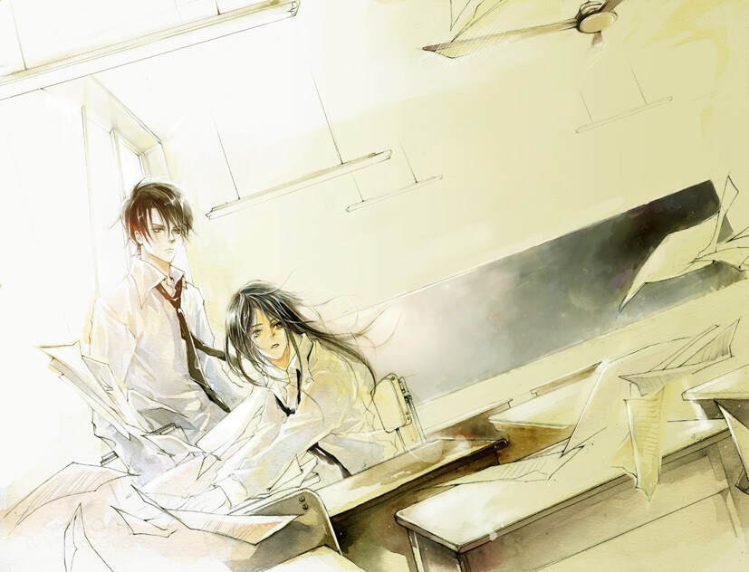 夏茗悠三年k班插图插画师eno