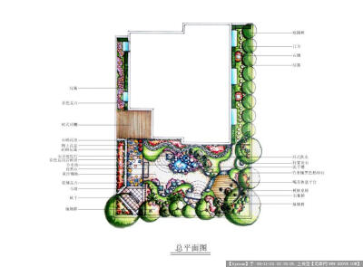 平面图 花园 别墅